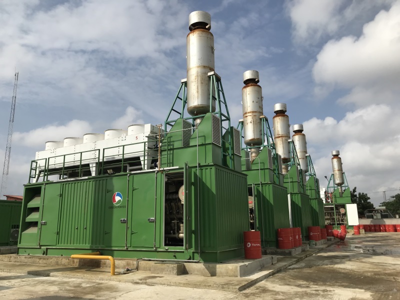 尼日利亚6MW集装箱式天然气电站
